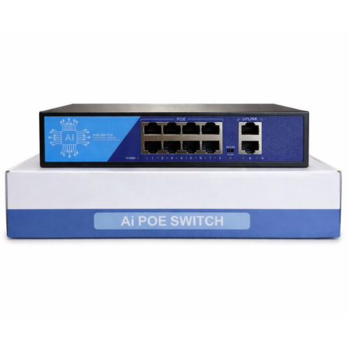 3DCOOL 3D-PSF08-FG 8+2 PT FULL GIGABIT POE SWITCH