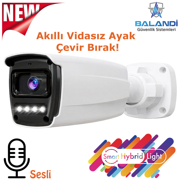 BALANDI PRO-4045IPS 5MP 3.6MM HIBRIT POE SES BULET