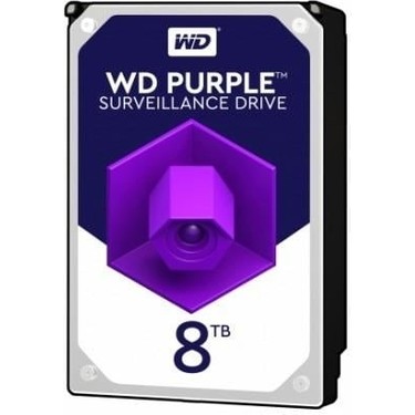 8TB WD PURPLE 7/24 GUVENLIK HDD WD85PURZ
