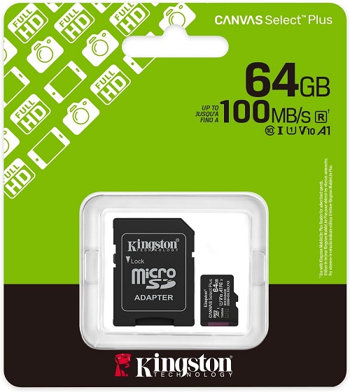 64GB KINGSTON MICRO SD KART BELLEK GEN3