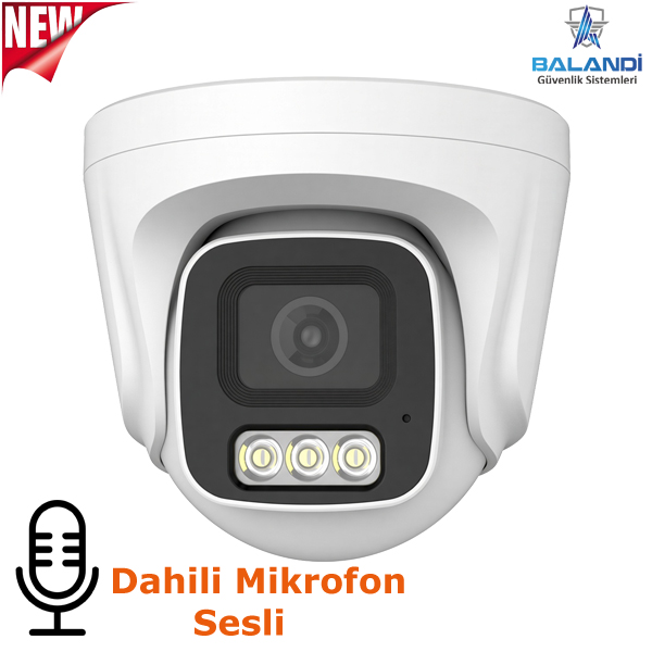BALANDI PRO-535HD 5MP 2.8MM SESLİ AHD DOME KAMERA