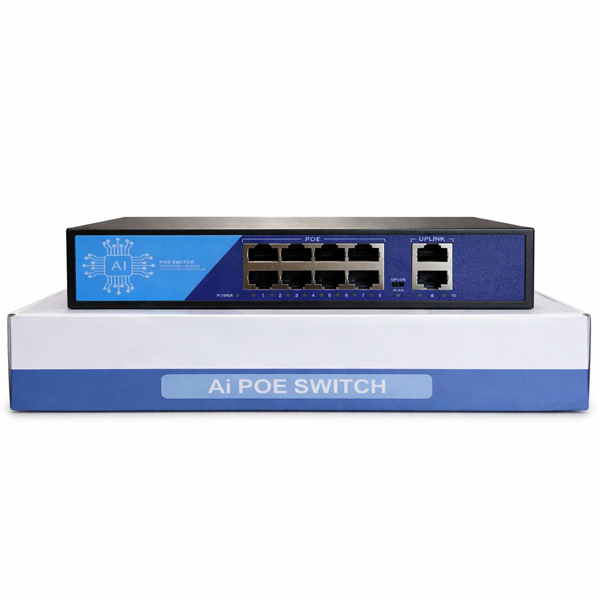 3DCOOL 3D-PSF08 8PORT GIGABIT POE SWITCH 8FE+2GE