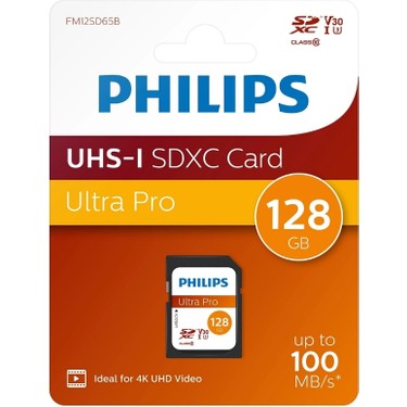 128GB PHILIPS MICO SD KART ULTRA HIZLI V30