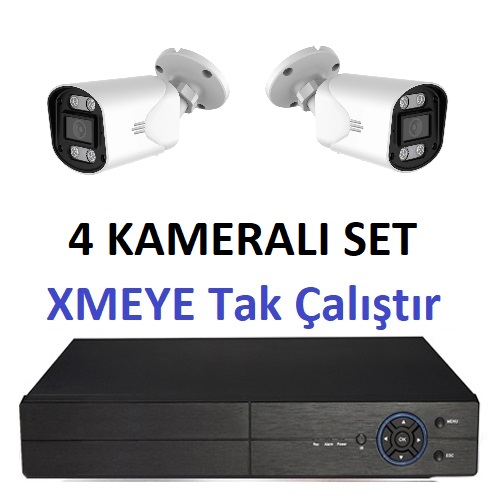 BALANDI 4 KAMERALI 2MP FULLHD AHD XMEYE SET